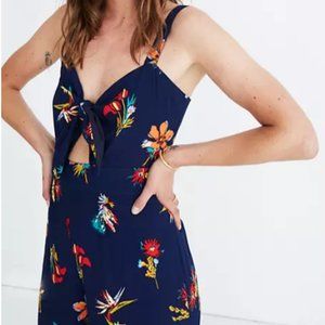 Plumeria Cutout Jumpsuit in Bird of Paradise
